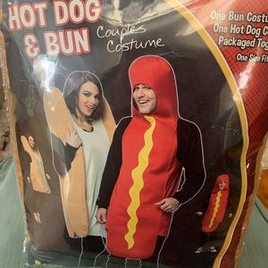 Halloween adult costume Hotdog and Bun